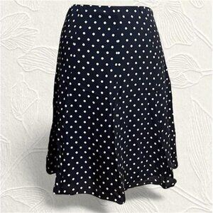 Womens Navy Blue Jones New York Knee Length Skirt